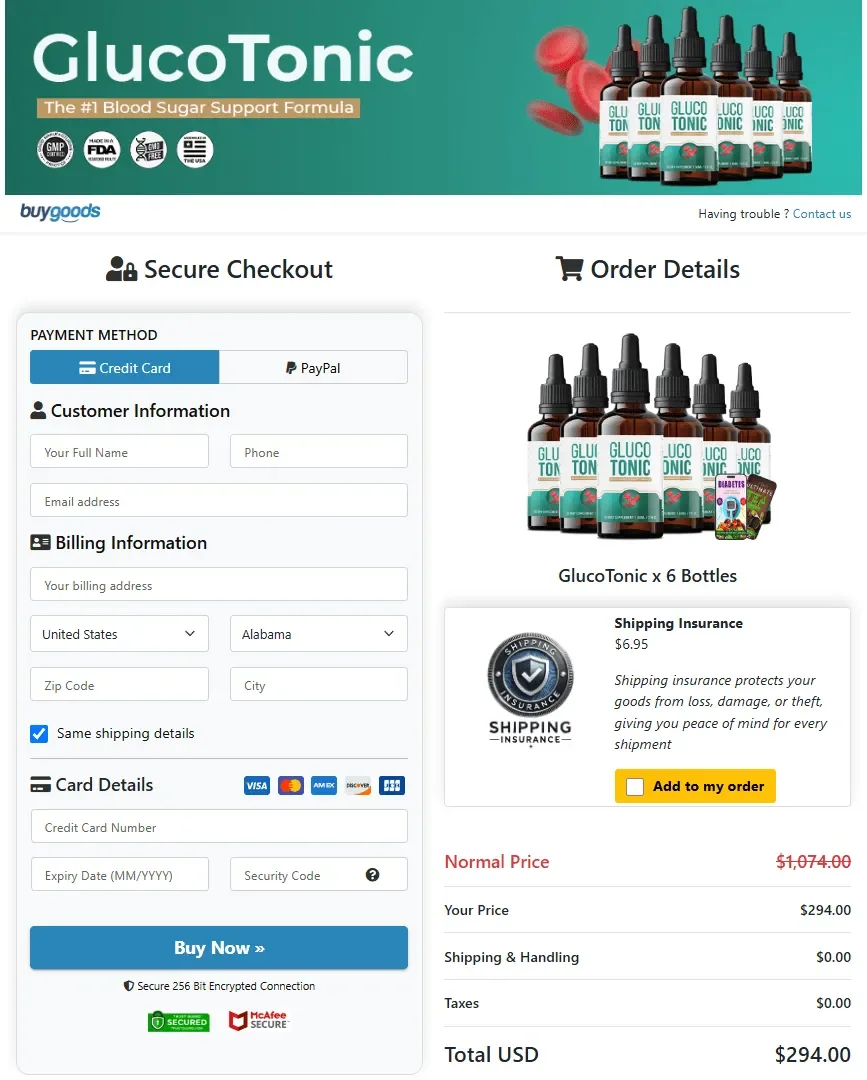 glucotonic-order-page